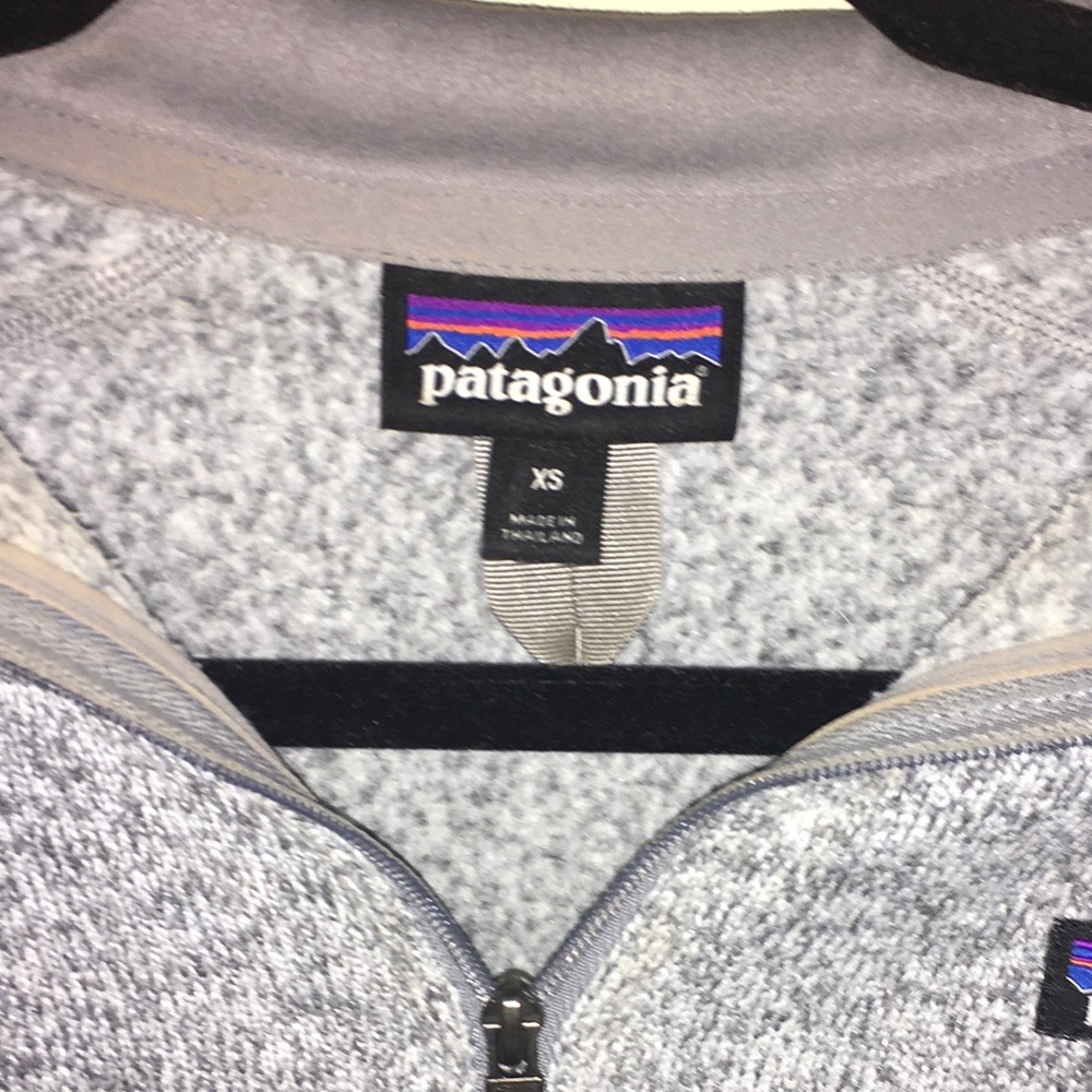 Grey Patagonia Better Sweater 1/4-Zip Fleece - Picture 3 of 3